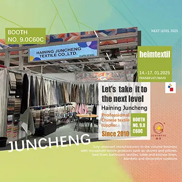 Un membre de Juncheng Textile participe à Heimtextil 2025