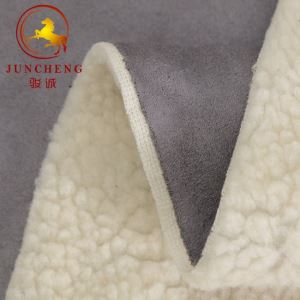 Tissu en daim doublé Sherpa