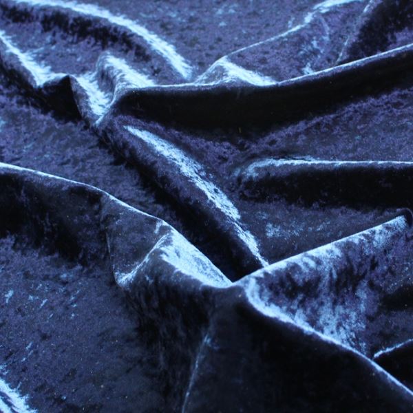 Tissu velours écrasé