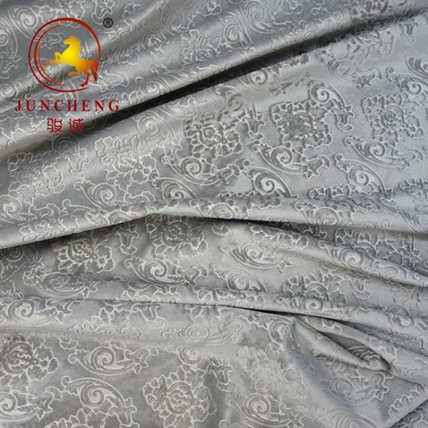 Tissu d'ameublement en velours à motifs