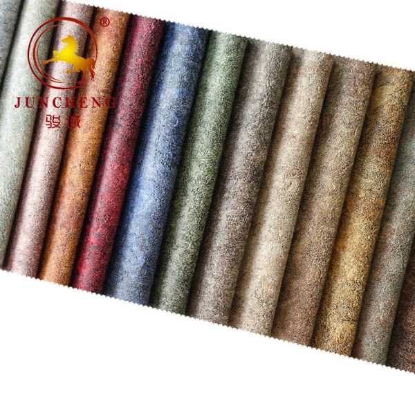 Tissu de canapé en relief velours épais