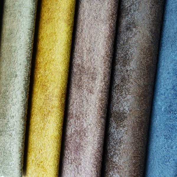 Tissu d'ameublement en daim