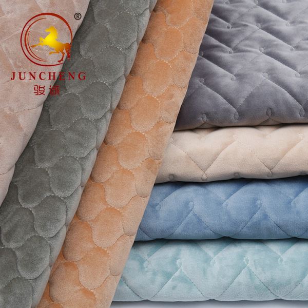 Tissu de housse de canapé en velours