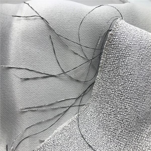 Tissu de rideau en lin occultant